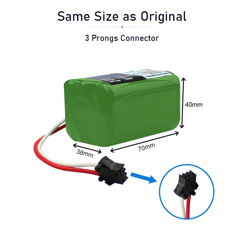 14.8V 2600mAh Lithium Ion Battery Pack for Industrial Robots and Vacuum Cleaning Robots