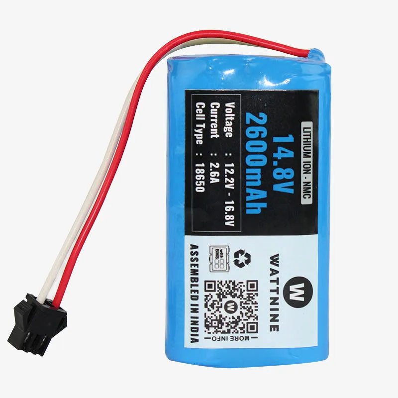 14.8V 2600mAh Lithium Ion Battery Pack for Industrial Robots and Vacuum Cleaning Robots