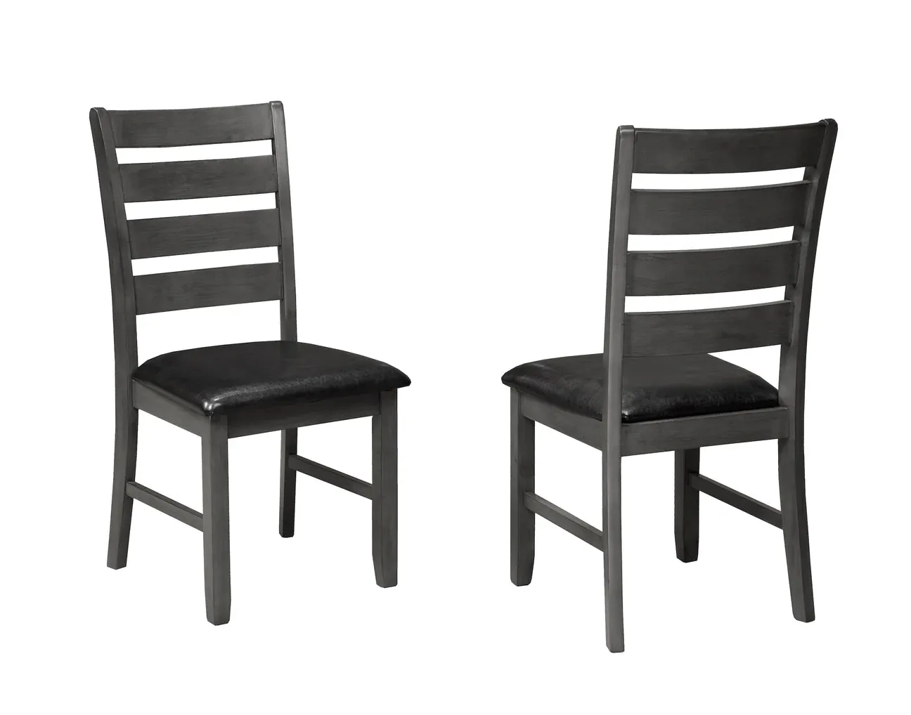 2, 4 or 6 Dark Grey Dining Chairs- Model #679B