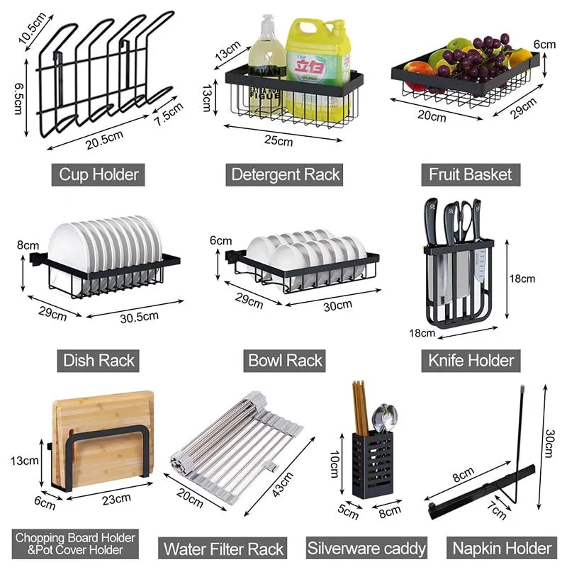 2 - Tier Large Kitchen Dish Organizer