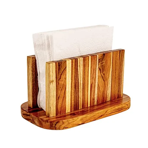 3bros Wooden Napkin Ring Sustainable Teak Wood Table Napkin Ring