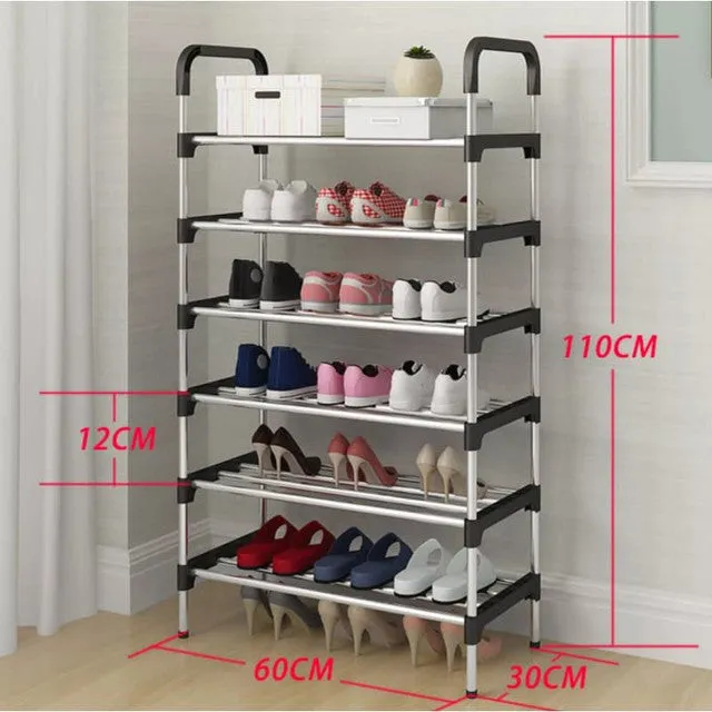 6-Layer Easy Assembly Shoe Tower Organizer Rack Ba-438