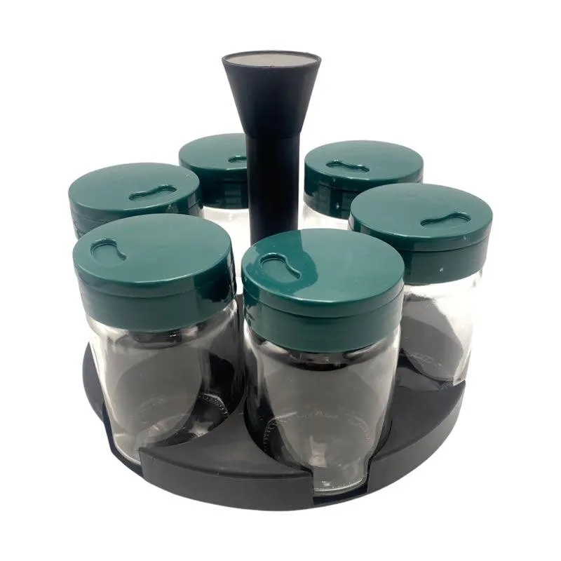 6-Pieces Rotating Spice Rack with Rotation Base F42-8-723