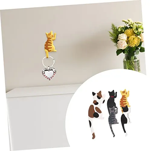 Alipis 5pcs Cat Magnetic Hook Magnet Animals Magnetic Hooks Home Decoration Cute Pet Hooks Magnetic Hooks for Magnetic Hangers Fridge Magnetic Hooks Hanging Hook Refrigerator Hooks Ledge