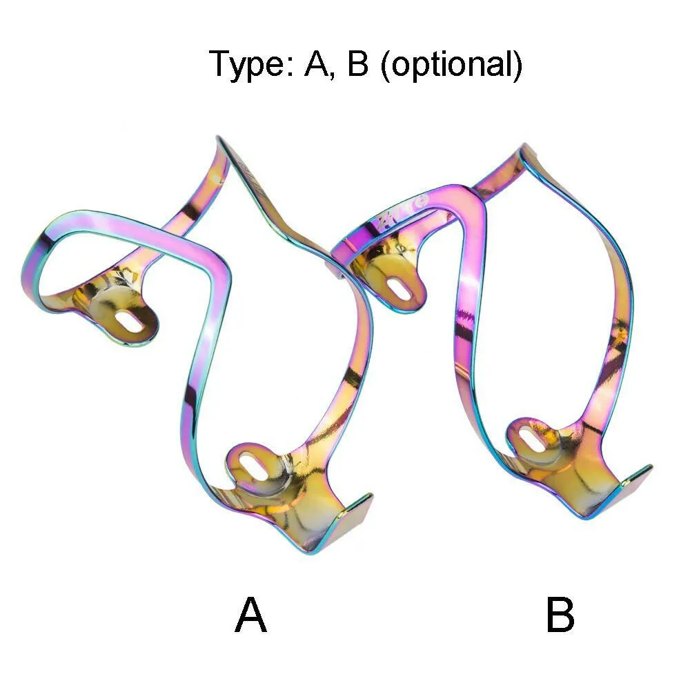 Aluminum Alloy Bicycle Cycling Drink Holder Plating Gradient Color Bike Mount Water Bottle Bracket