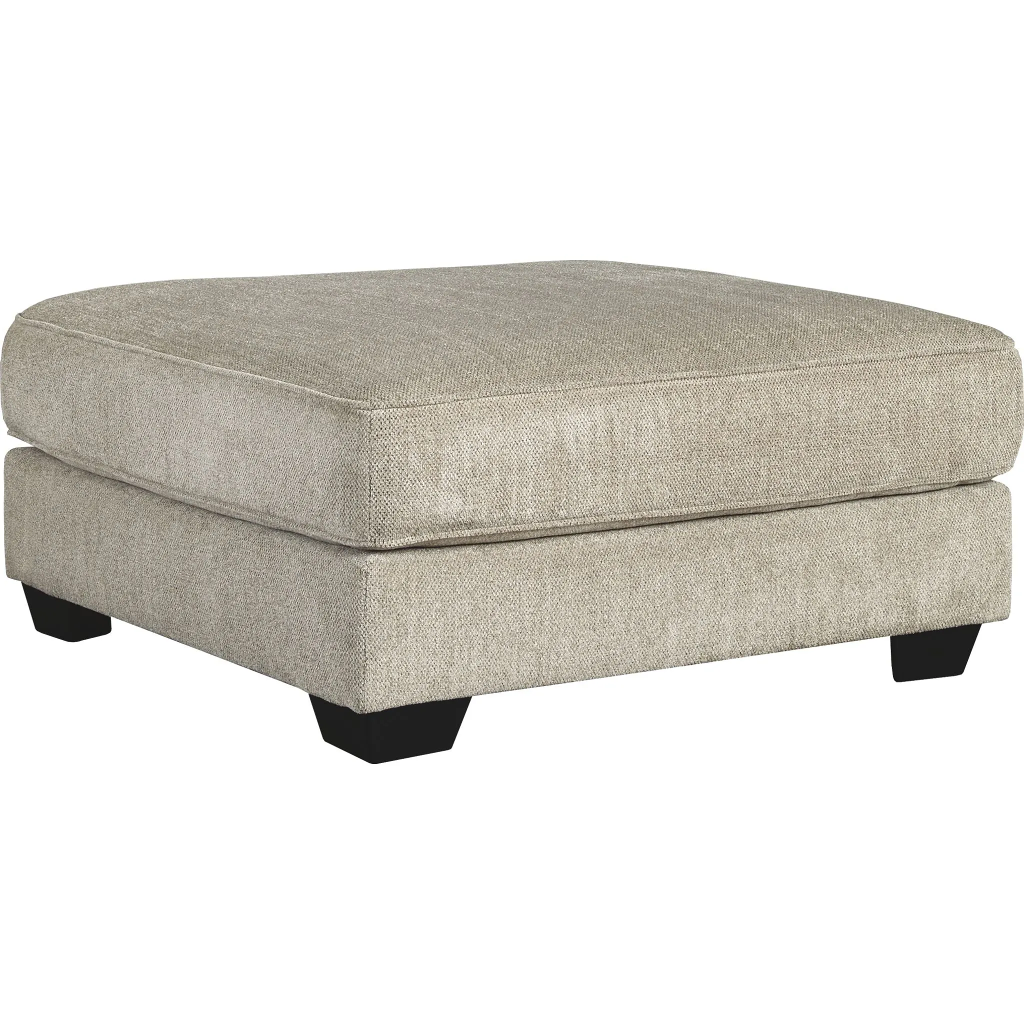 Ardsley Oversized Accent Ottoman - Pewter