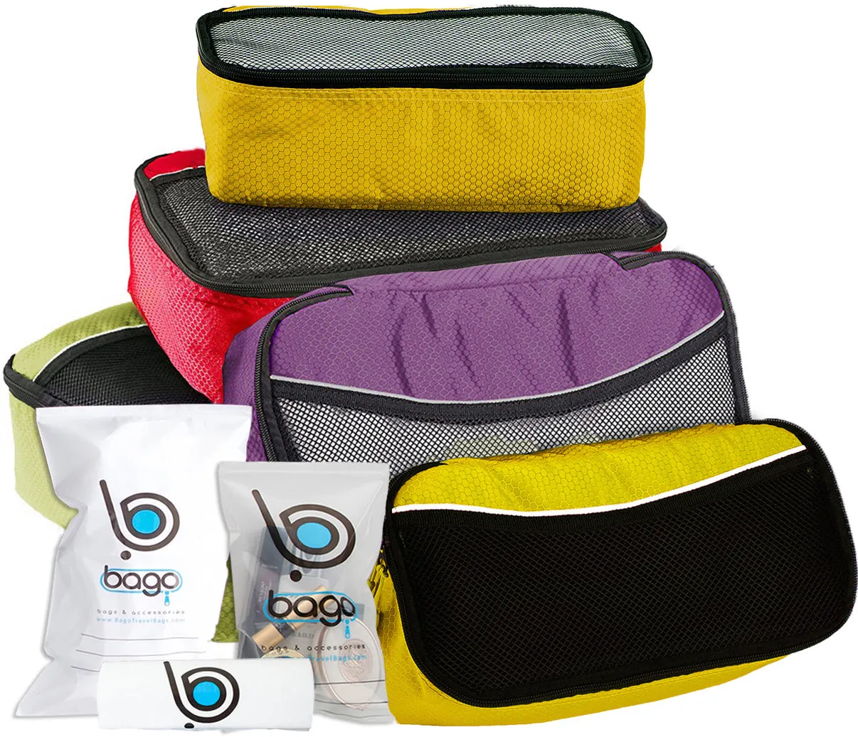 Bago 5 Set Packing Cubes For Travel - Luggage & Bag Organizer