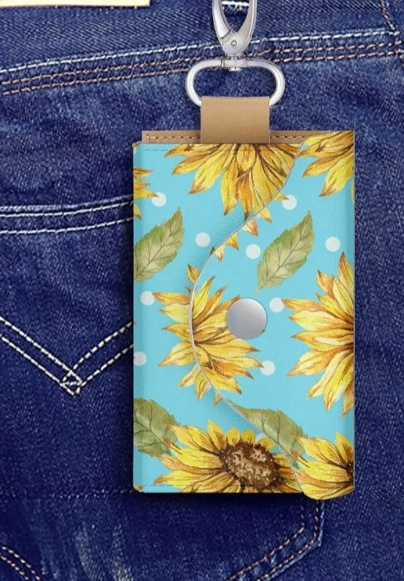 Blue Sunshine Key Holder Case