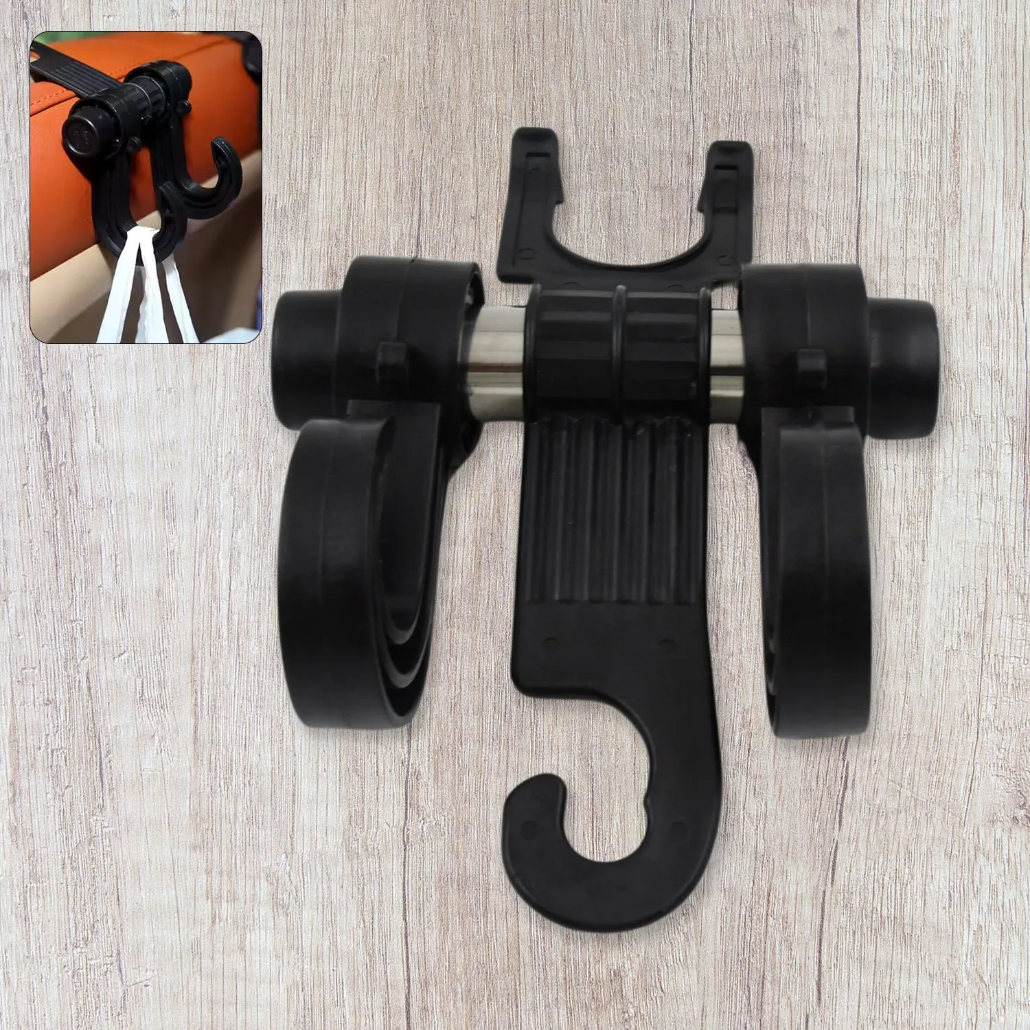 Car Hooks Vehicle Back Seat Hidden Headrest Hanger (1 Pc)