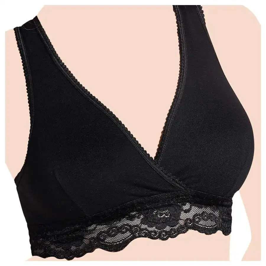 Carriwell Crossover Sleeping & Nursing Bra (Black)