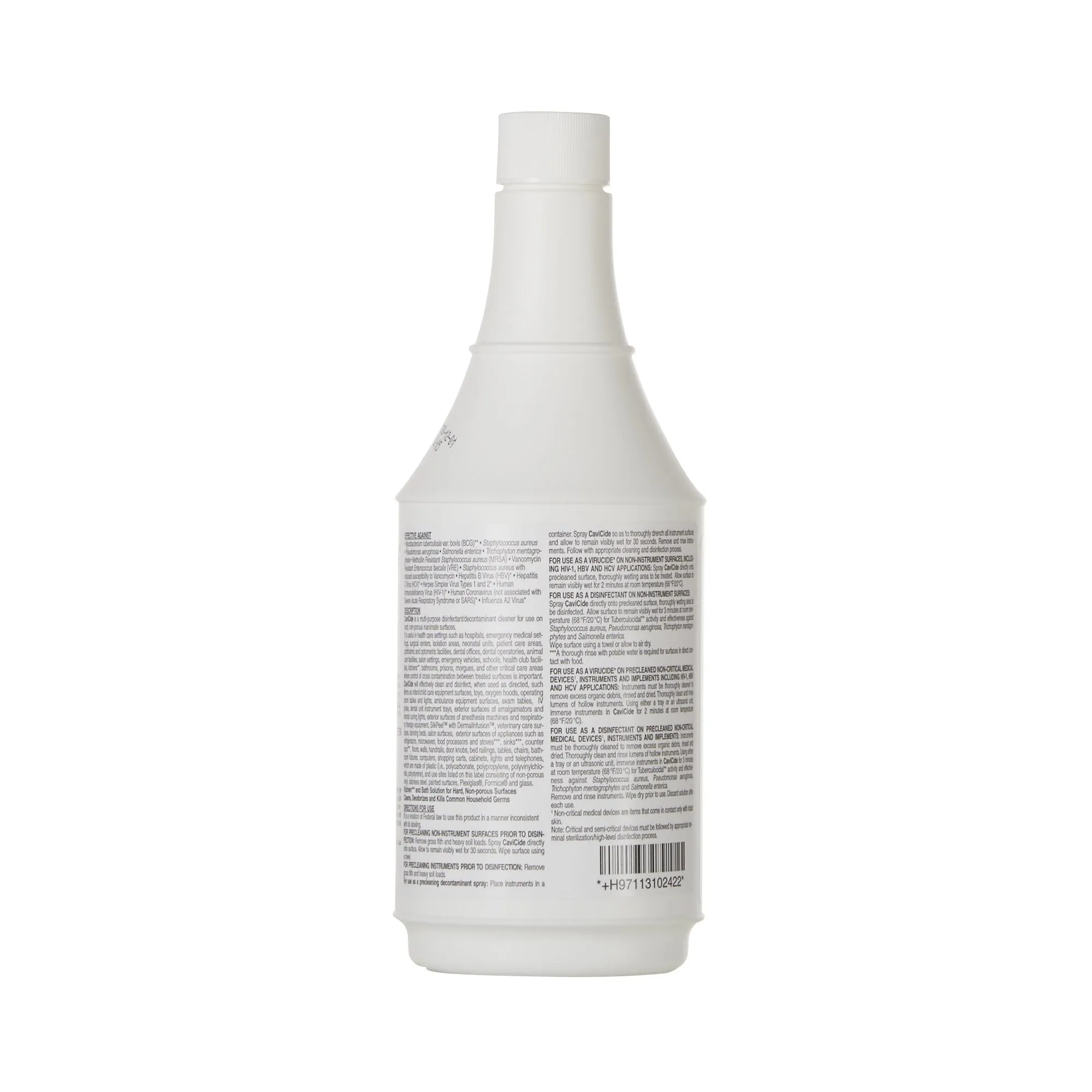 CaviCide Surface Disinfectant Cleaner, Alcohol Based, 24 oz Bottle