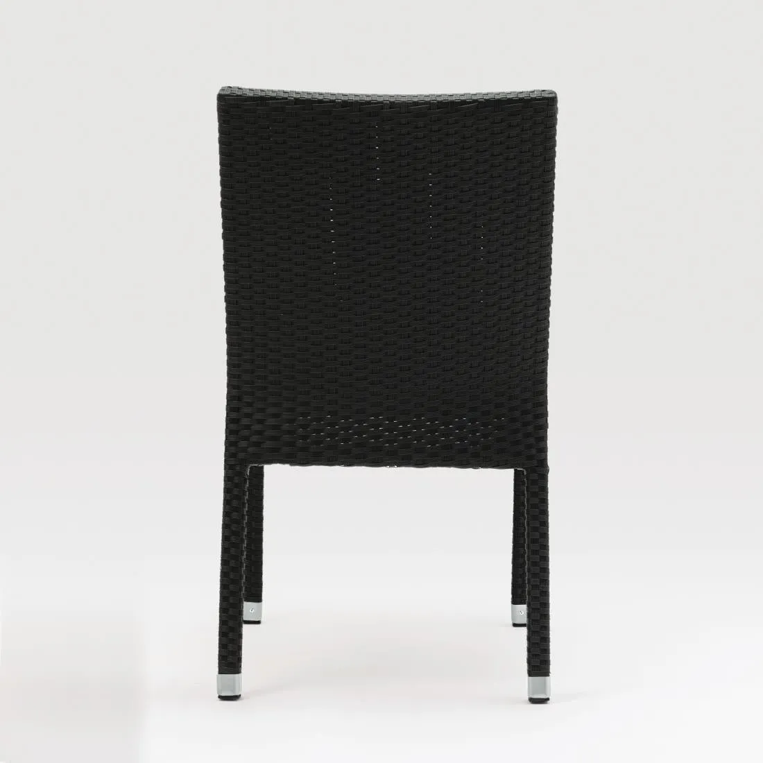 CF159 Bolero PE Wicker Side Chairs Charcoal (Pack of 4)