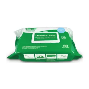 CLINELL UNIVERSAL WIPES (BIOCIDE) 100 PACK