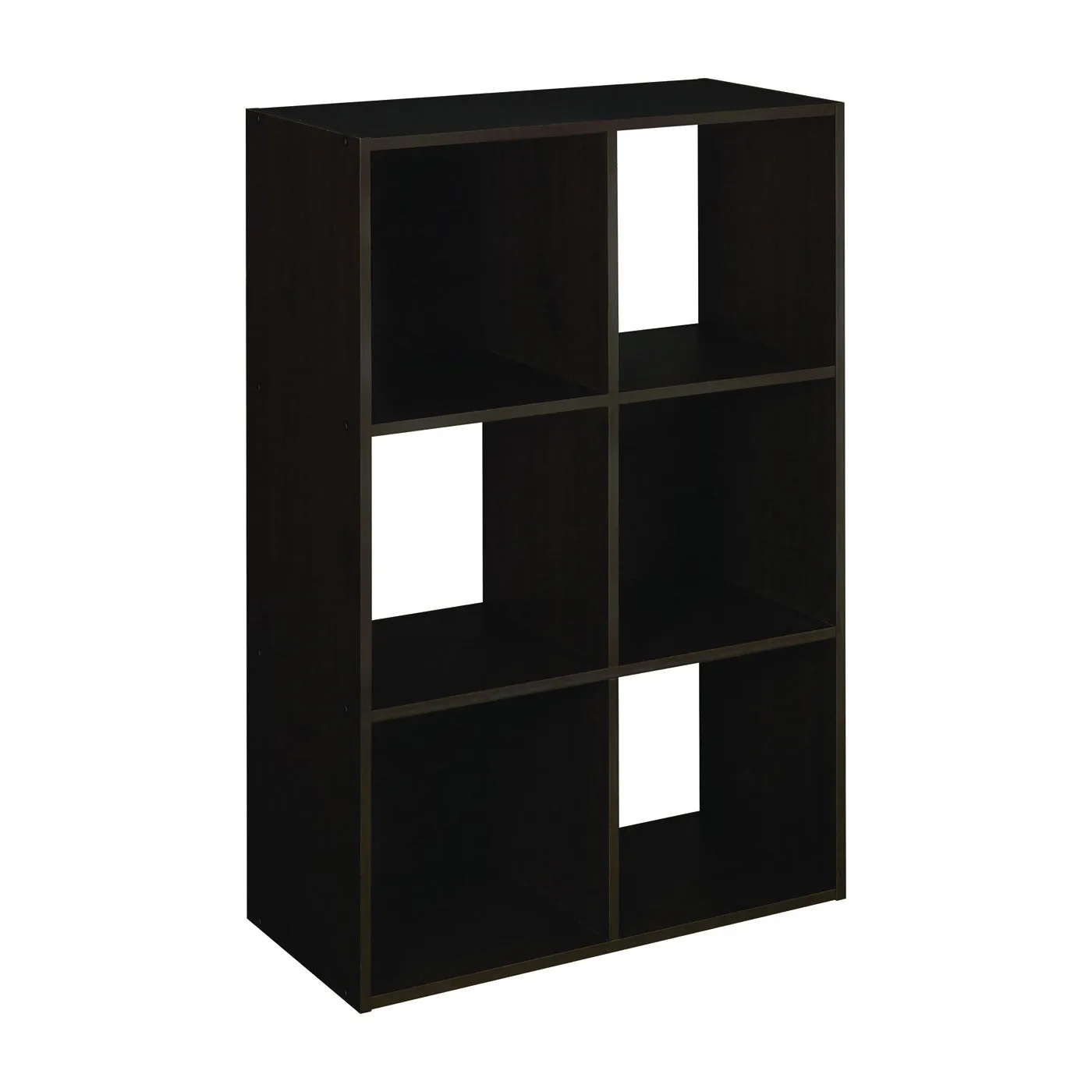 ClosetMaid Cubeicals 78815 Closet Organizer, 6-Cube, 24-1/8 in OAW, 35-7/8 in OAH, Espresso