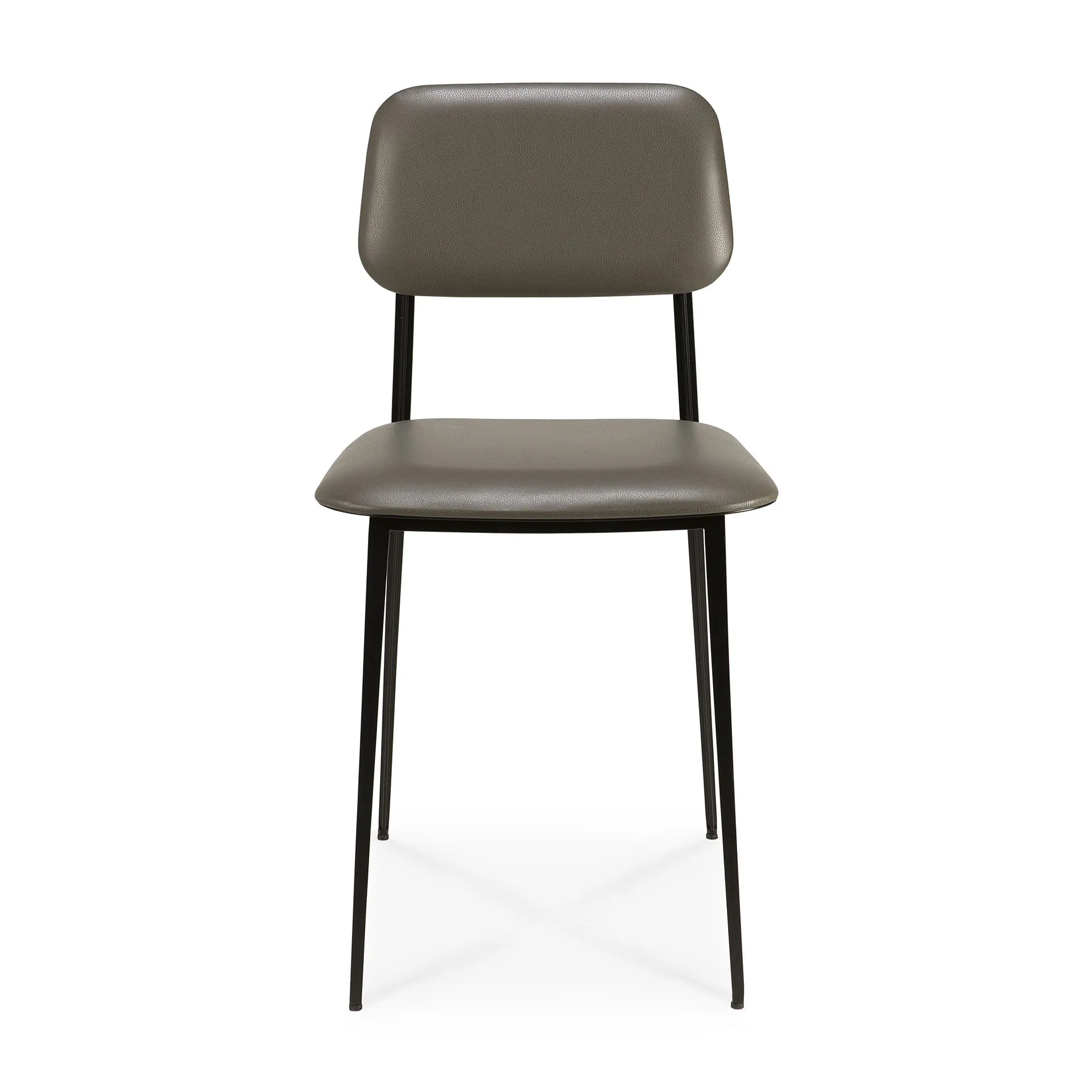 DC Dining Chair - Olive Green Leather