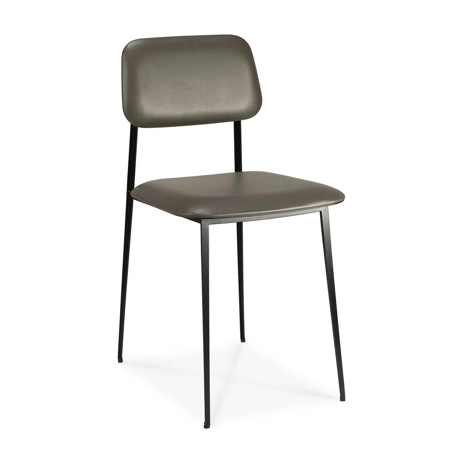 DC Dining Chair - Olive Green Leather