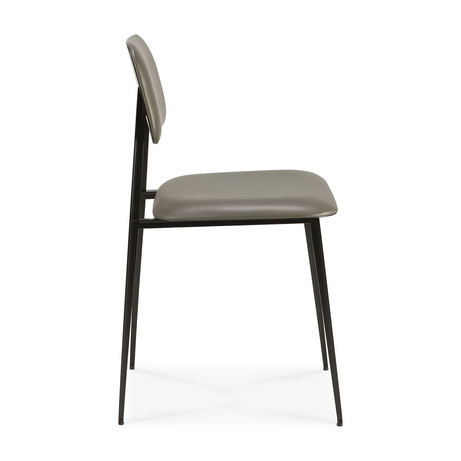 DC Dining Chair - Olive Green Leather