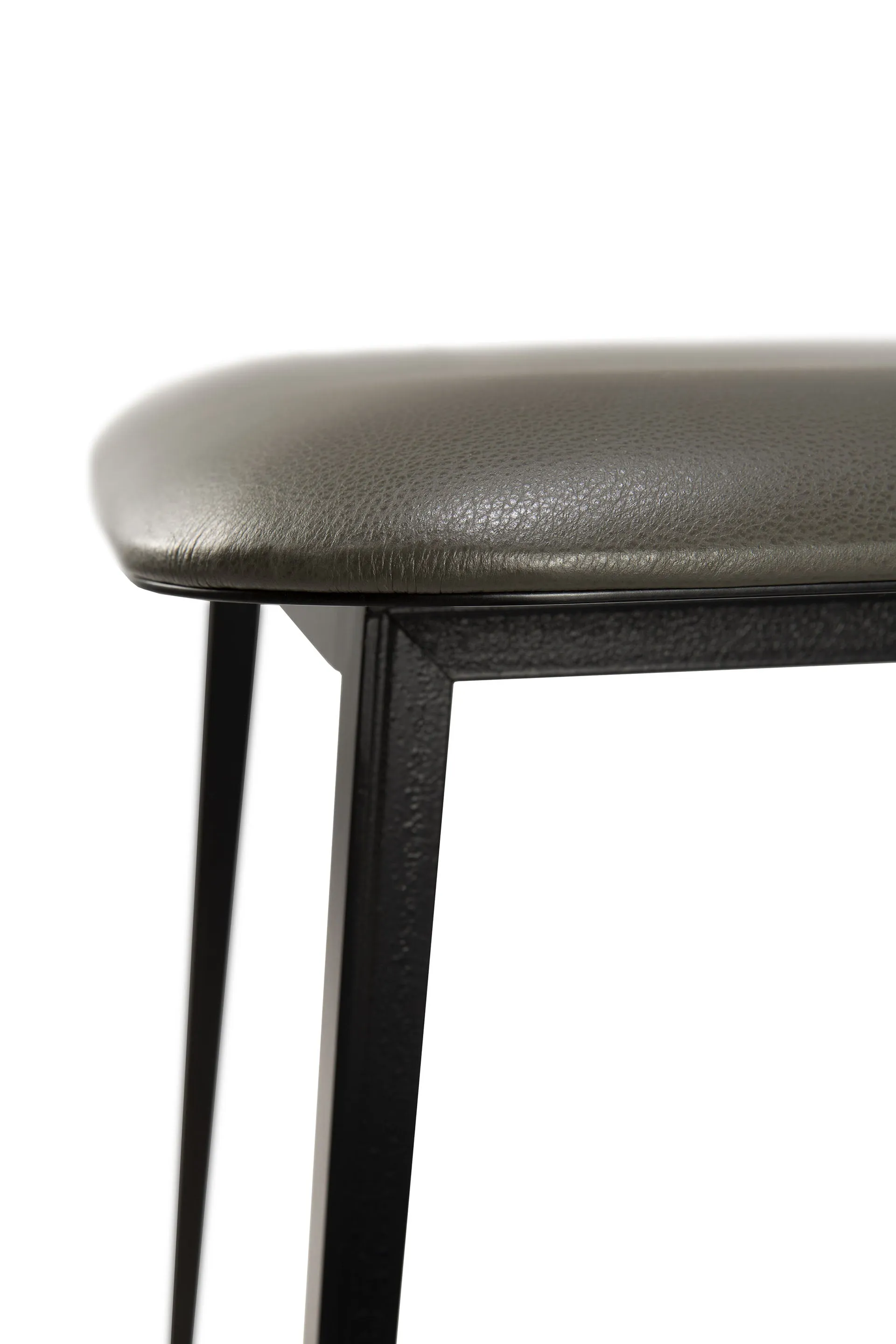 DC Dining Chair - Olive Green Leather