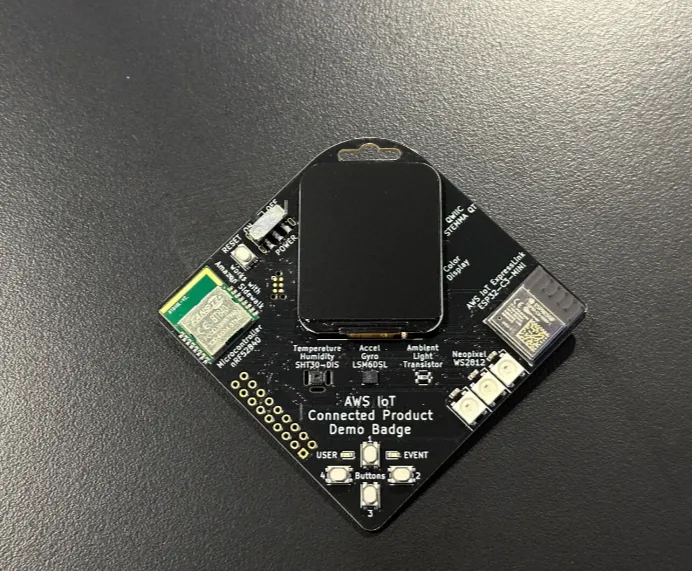 Demo Badge for AWS IoT