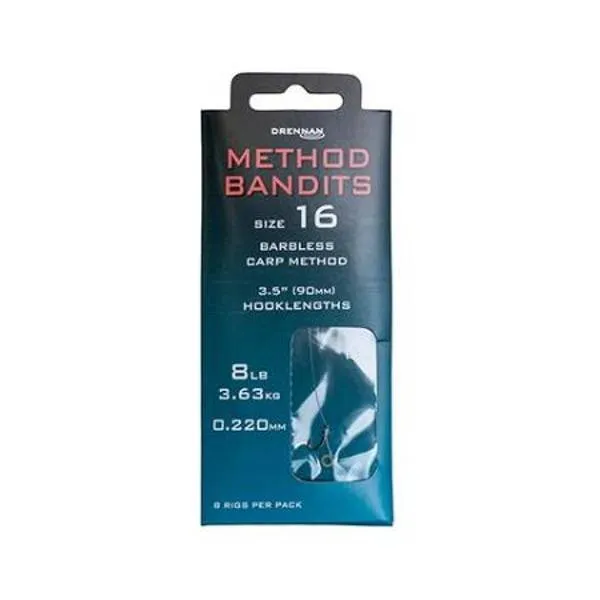 Drennan Method Bandits Carp Method Hooks To Nylon