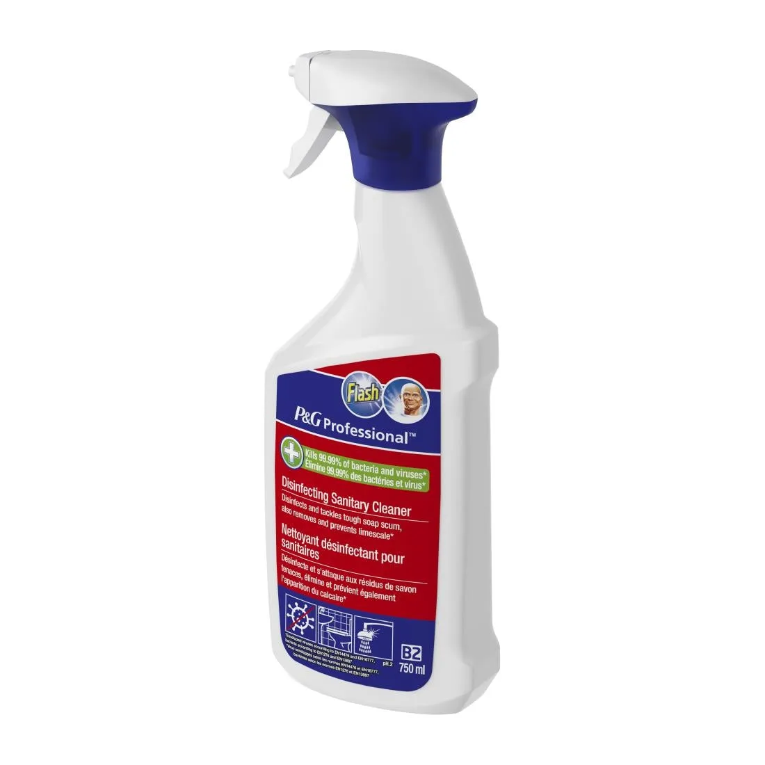 DX569 Flash Professional Disinfecting Sanitary Cleaner 750ml (Pack of 10)