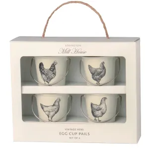 Eddingtons Mill House Cream Vintage Hens Egg Cup Pails