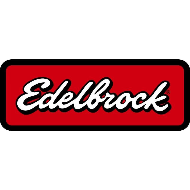 Edelbrock Classic Air Cleaner Assembly - 17.5 x 9.375 in Oval - 4.438 in Tall - Dual 5-1/8 in Carb Flange - Raised - Black Powder Coat