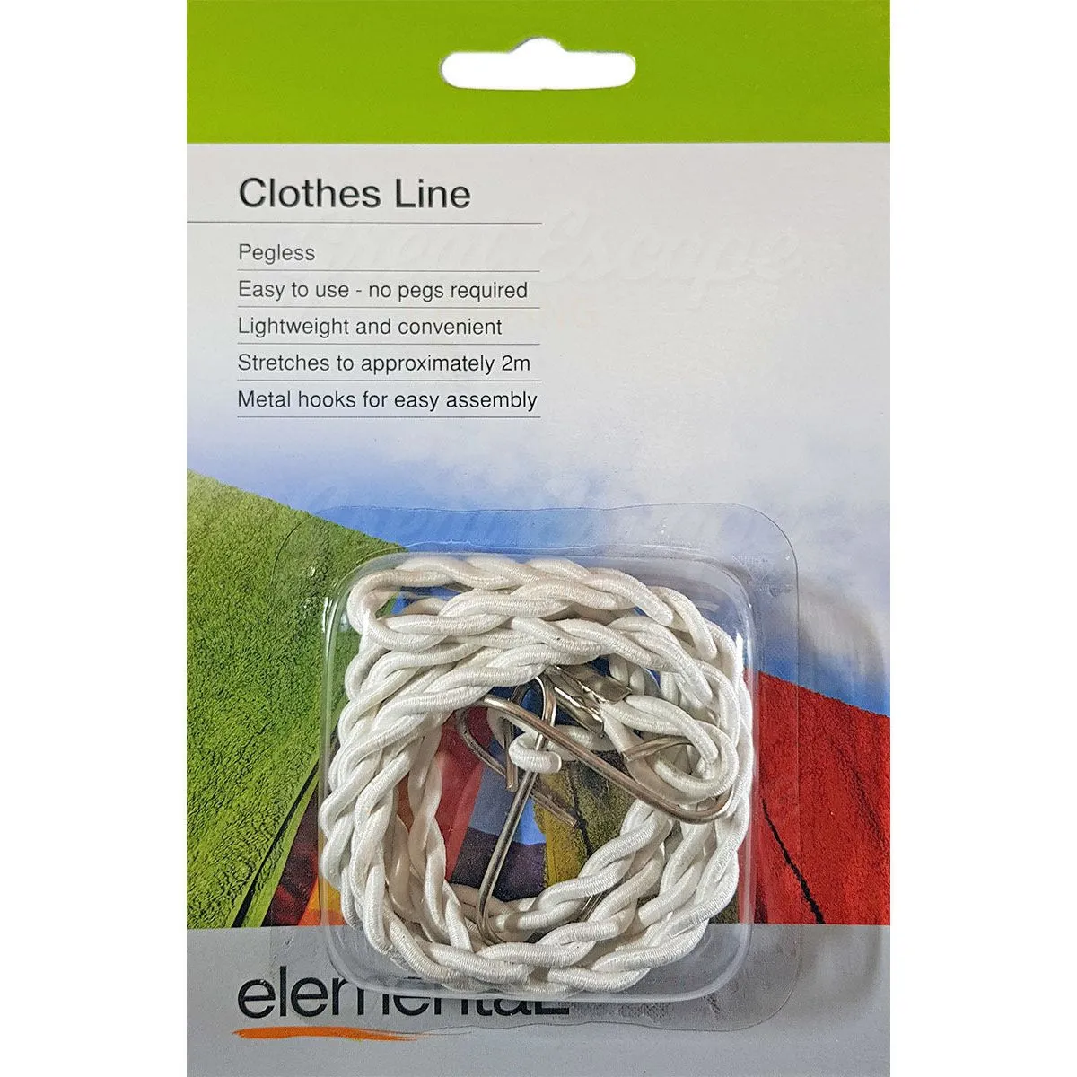 Elemental Pegless Clothesline