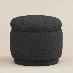 Enoki Storage Ottoman in Boucle