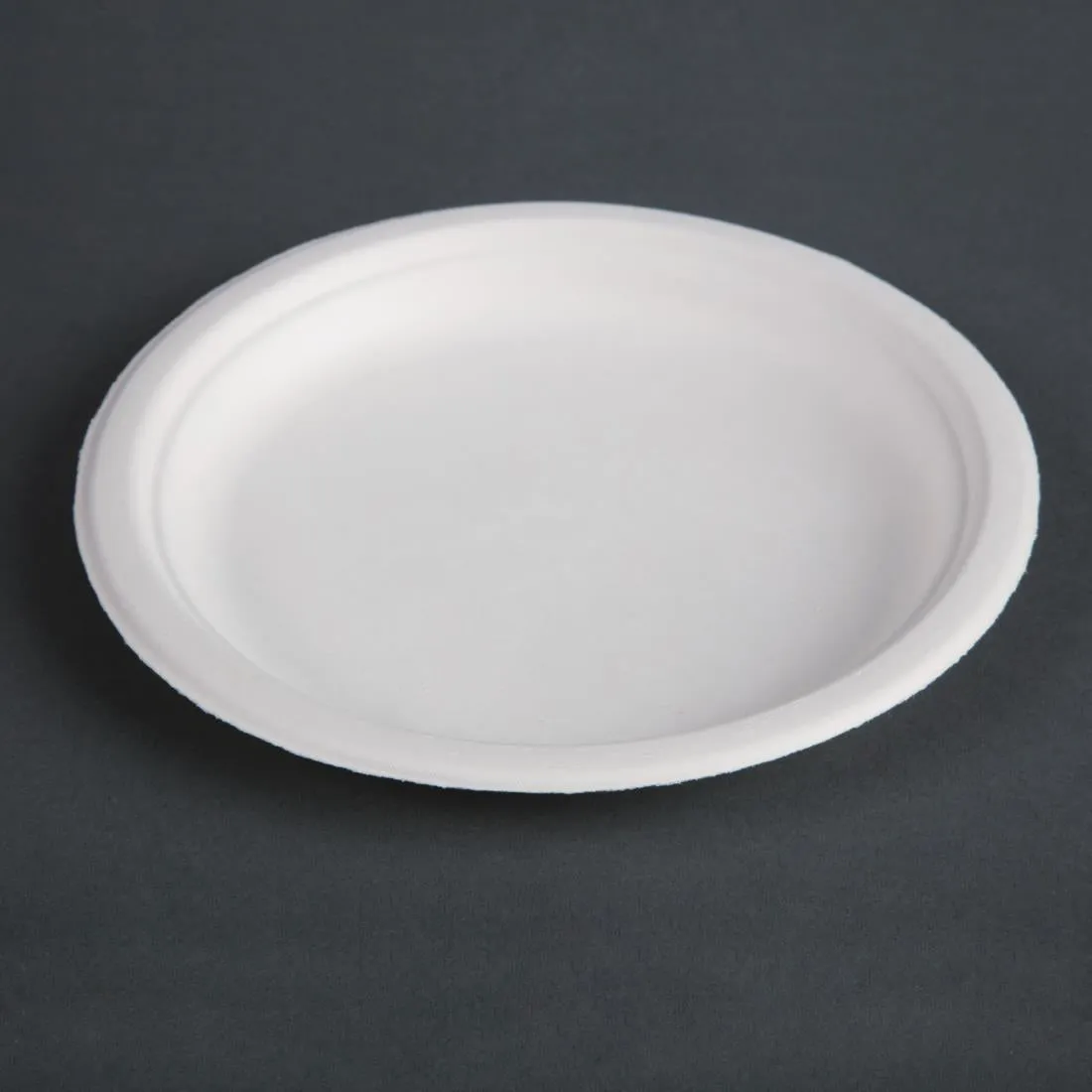 Fiesta Compostable Bagasse Plates Round 179mm (Pack of 50) - CW905