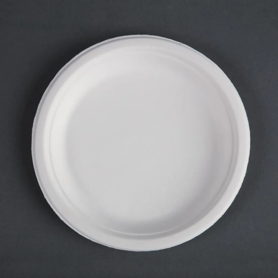 Fiesta Compostable Bagasse Plates Round 179mm (Pack of 50) - CW905