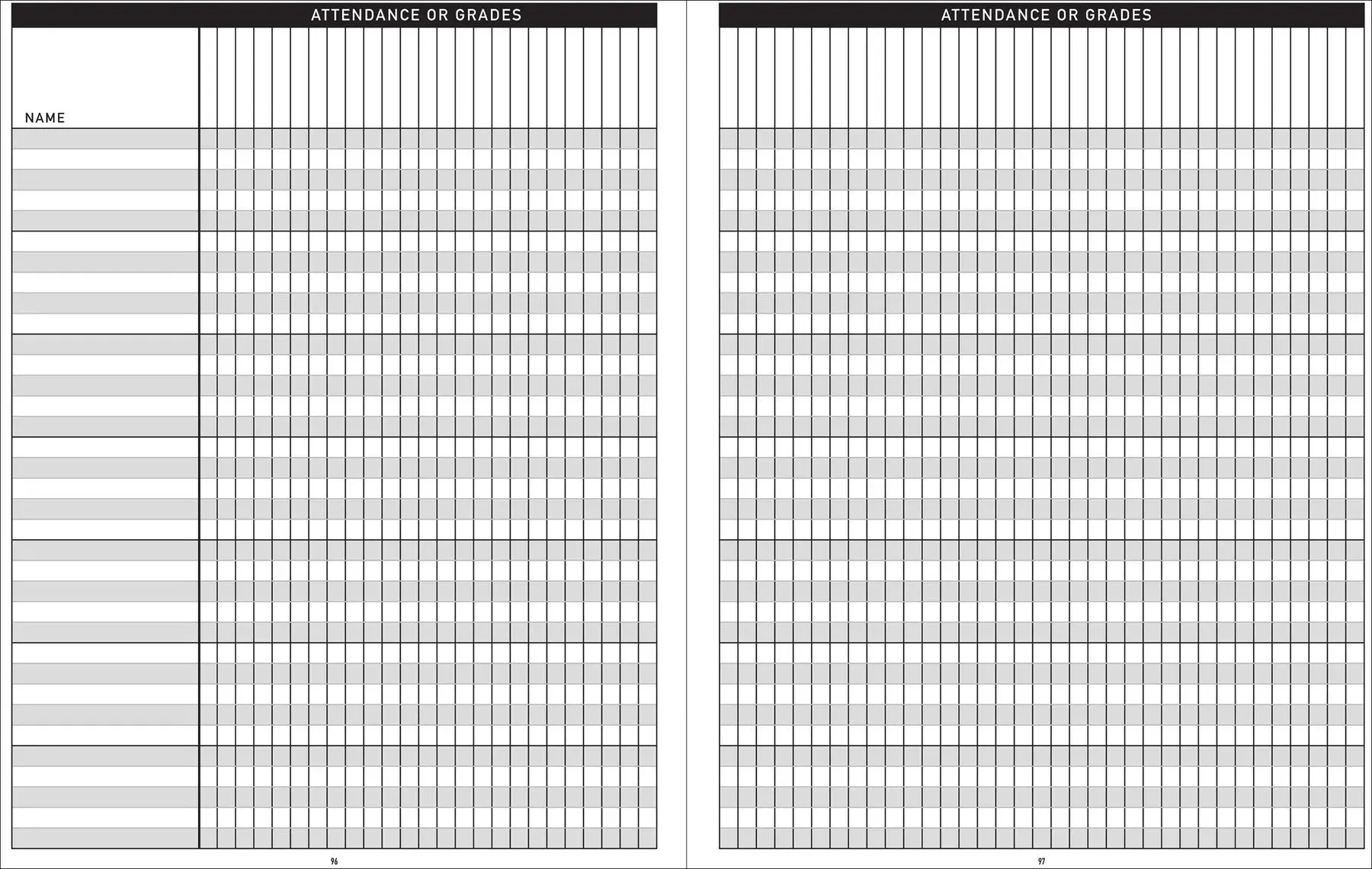 Floral Teacher's Lesson Planner