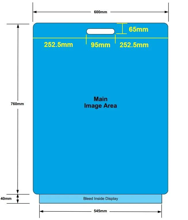 Footpath Signs Heavy Duty Rubber Base Plate for Advertisement