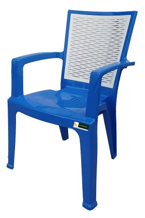 Homegenic River Plastic High Back Chair (Super Glossy Finish)