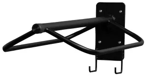 Jeffers Wall Saddle Rack with Hooks, Black