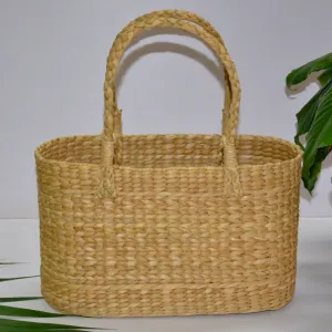 Kauna Gift & Utility Basket Bag | Oval | Natural