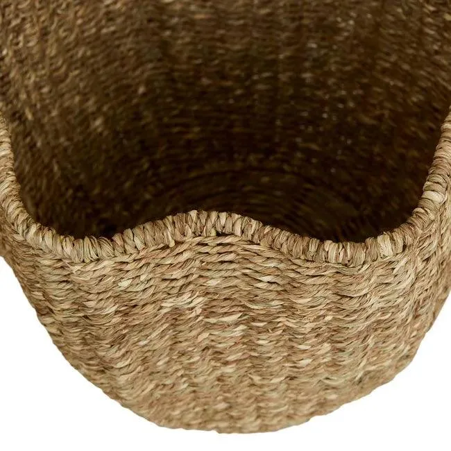 Lark Fluted Set Of 2 Baskets | Natural