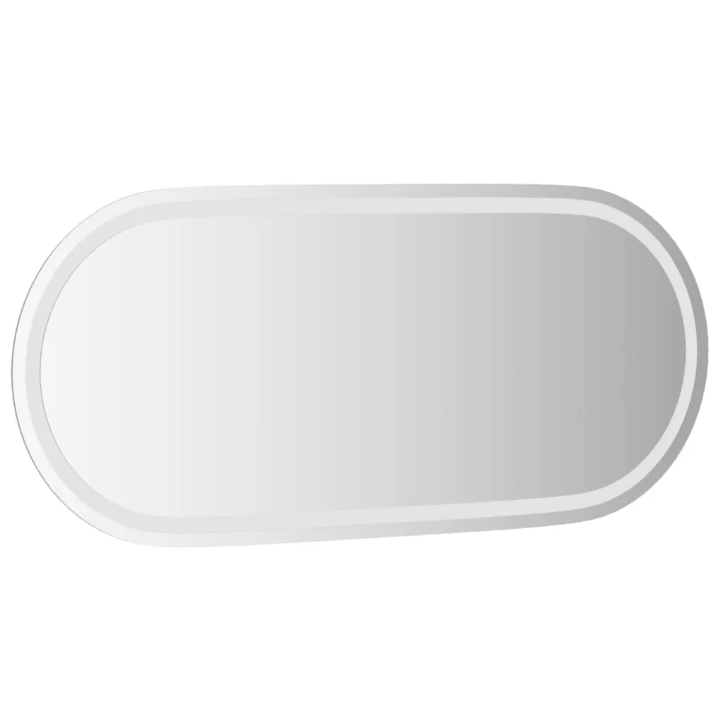 LED Bathroom Mirror 100x45 cm Oval