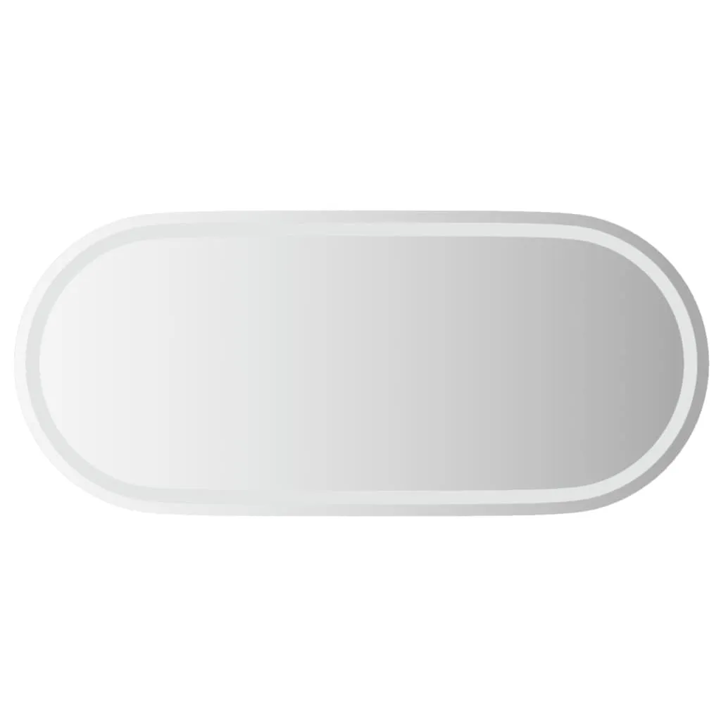 LED Bathroom Mirror 100x45 cm Oval