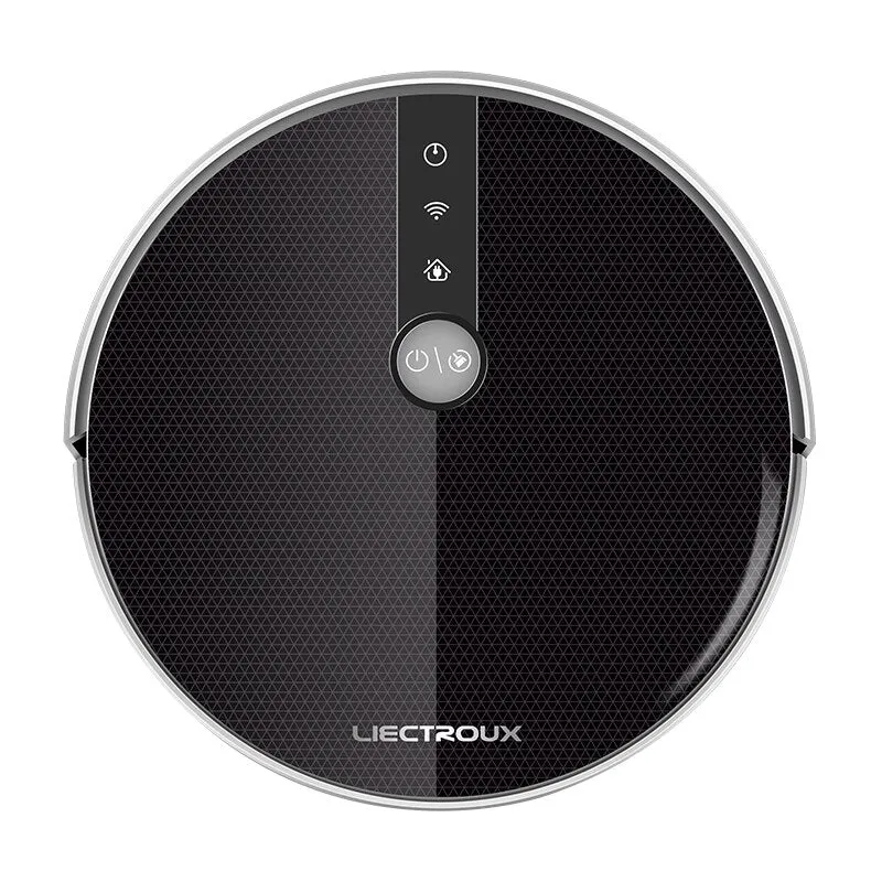 LIECTROUX C30B Robot Vacuum Cleaner, Map navigation with Memory,Wifi APP Control,3000pa Suction Power,Smart Electric Water tank,