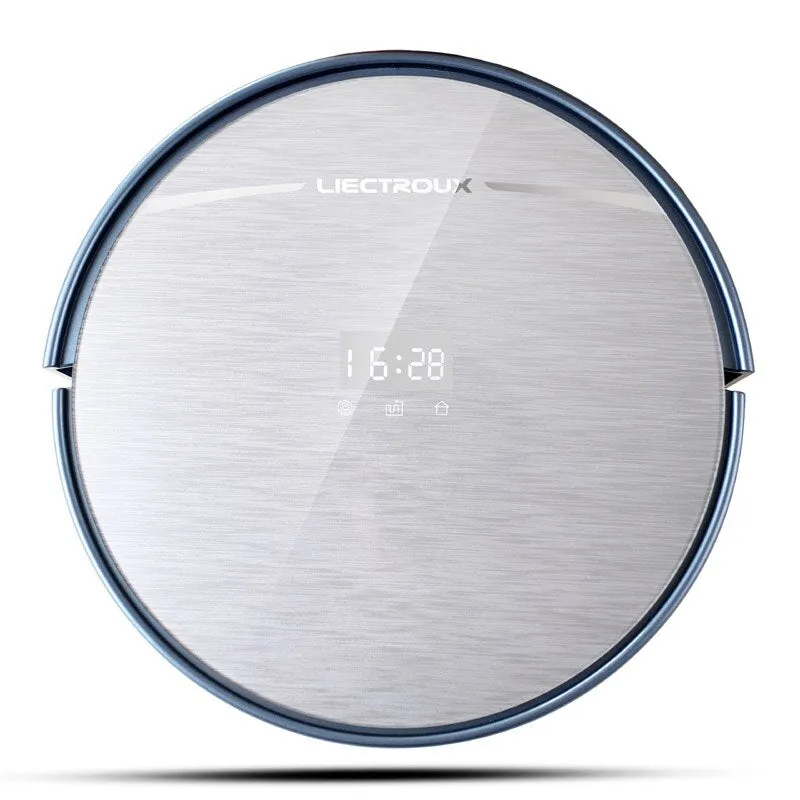 LIECTROUX Most Advanced Robot Vacuum Cleaner X5S with WIFI APP Control, Map Navigation,Big Dustbin&Water tank, Wet Dry Mop,