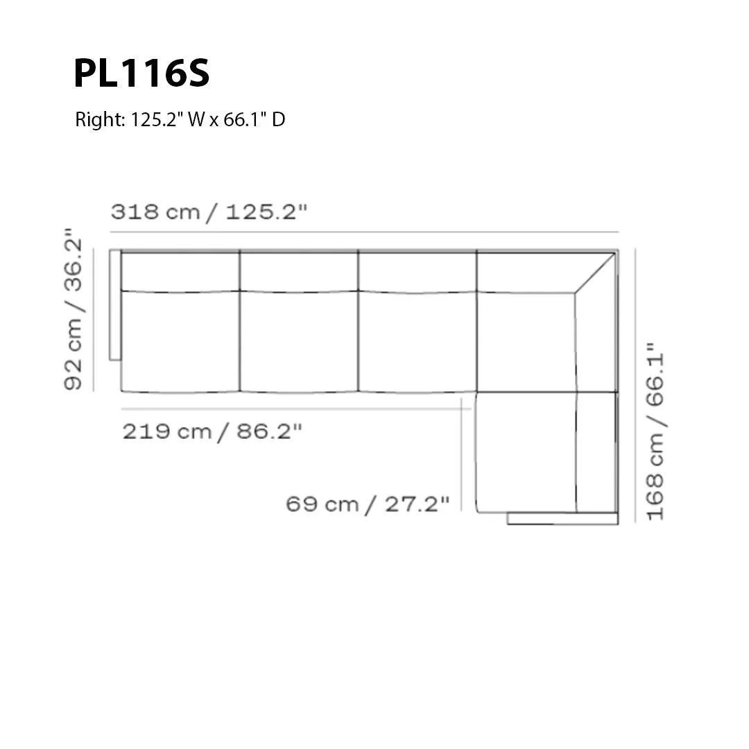 Lissoni Sofa - 5-Seater w/ Corner