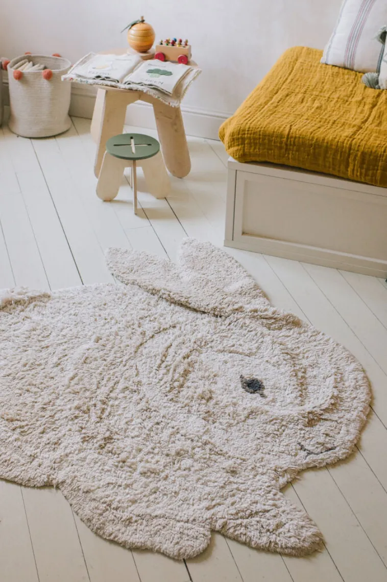 Lorena Canals Washable Animal Cotton Rug Bunny