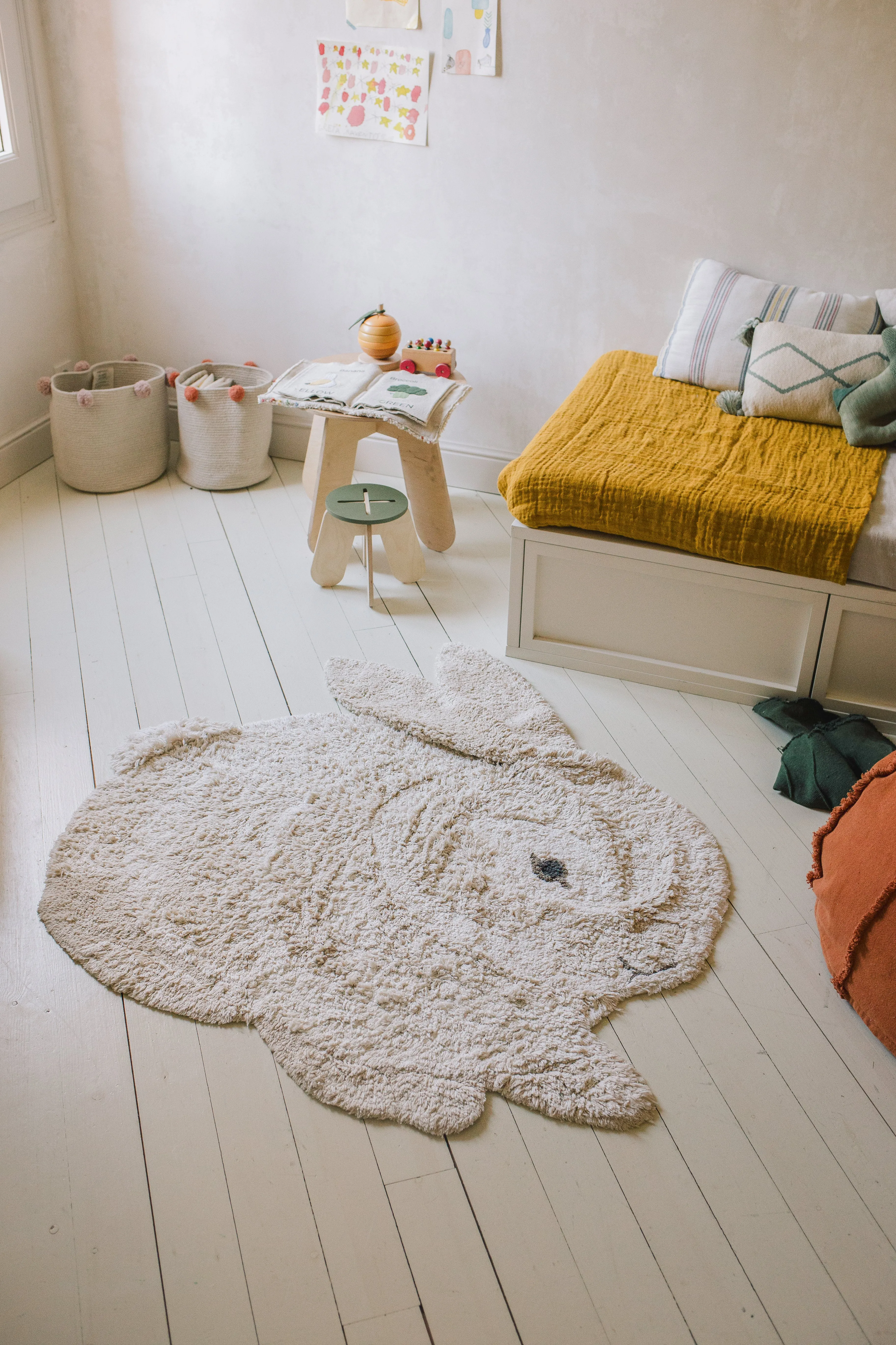 Lorena Canals Washable Animal Cotton Rug Bunny