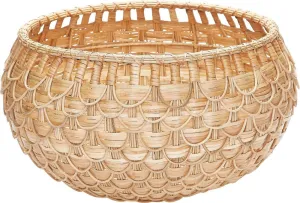 Medium Natural Fish Scale Basket