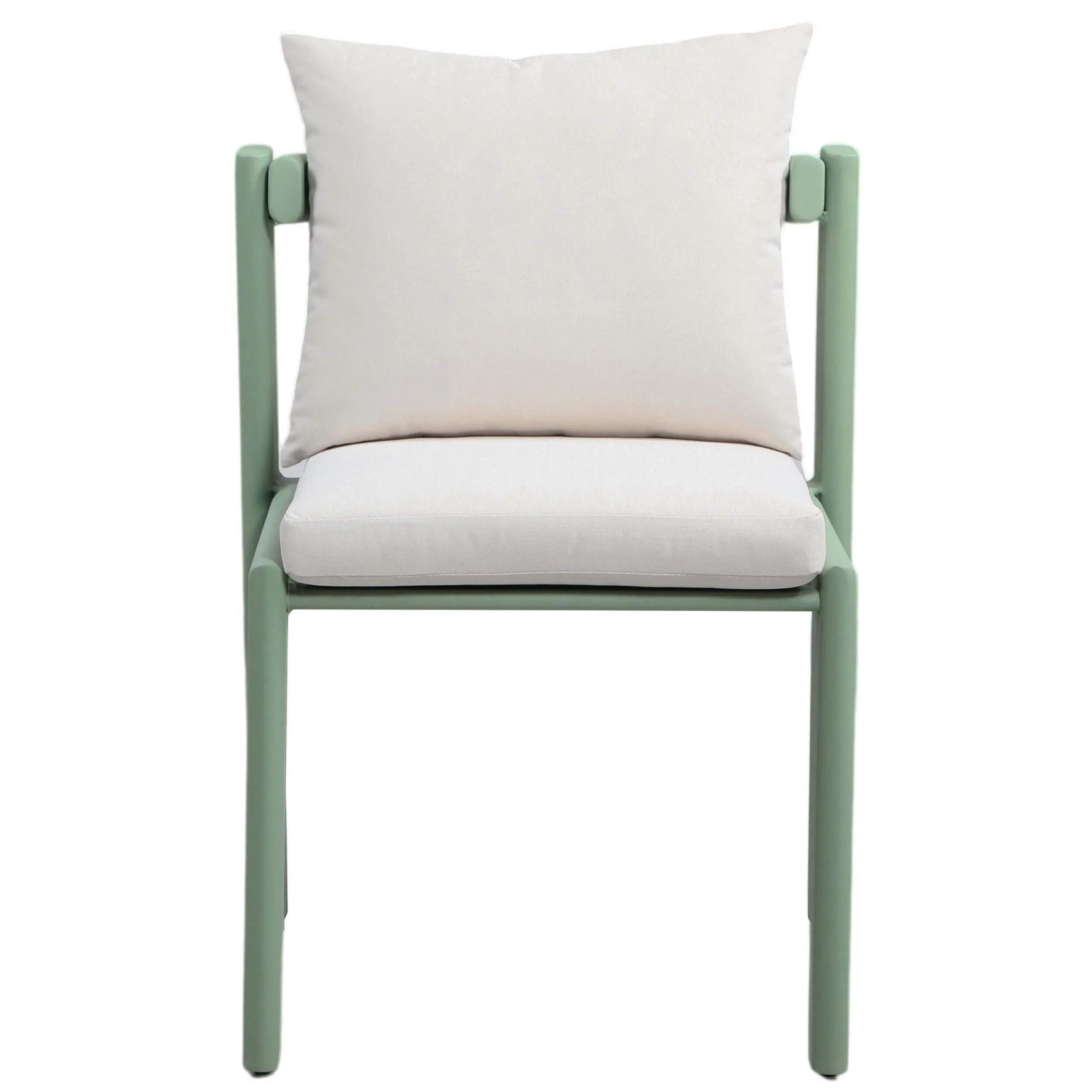 Nancy Outdoor Dining Chair, Mint Green, Set of 2