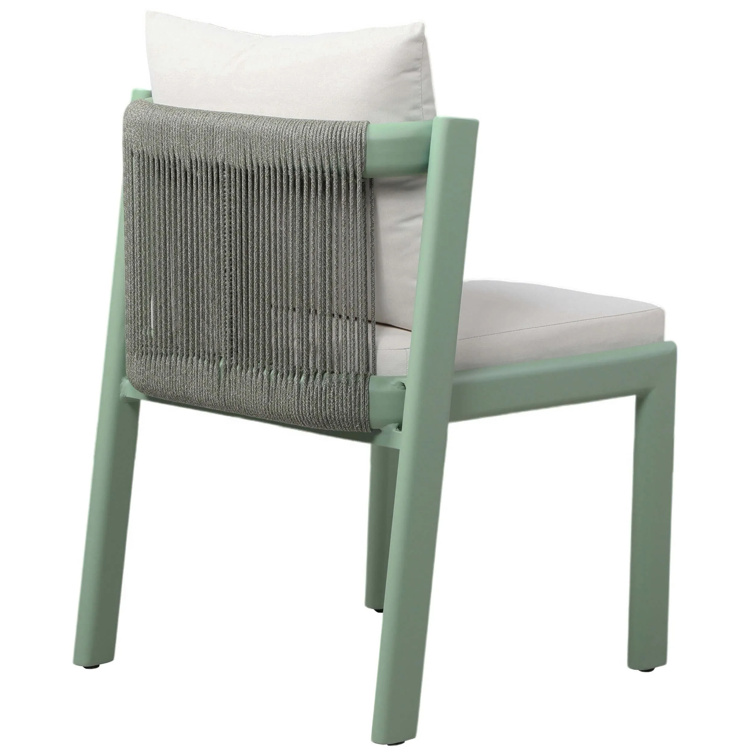 Nancy Outdoor Dining Chair, Mint Green, Set of 2