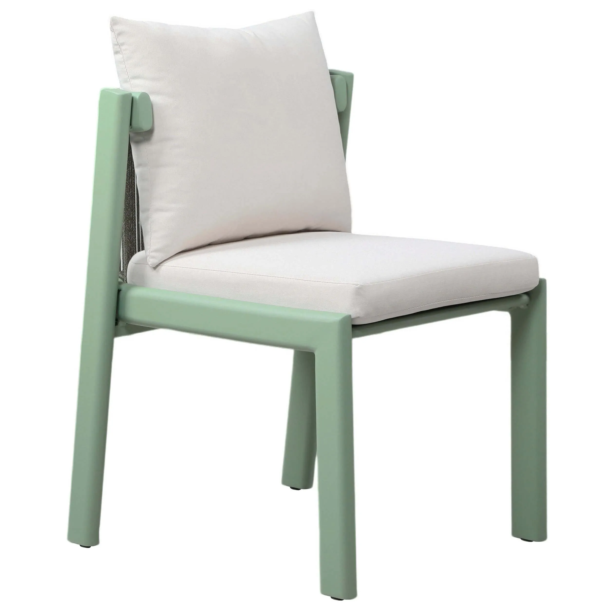 Nancy Outdoor Dining Chair, Mint Green, Set of 2