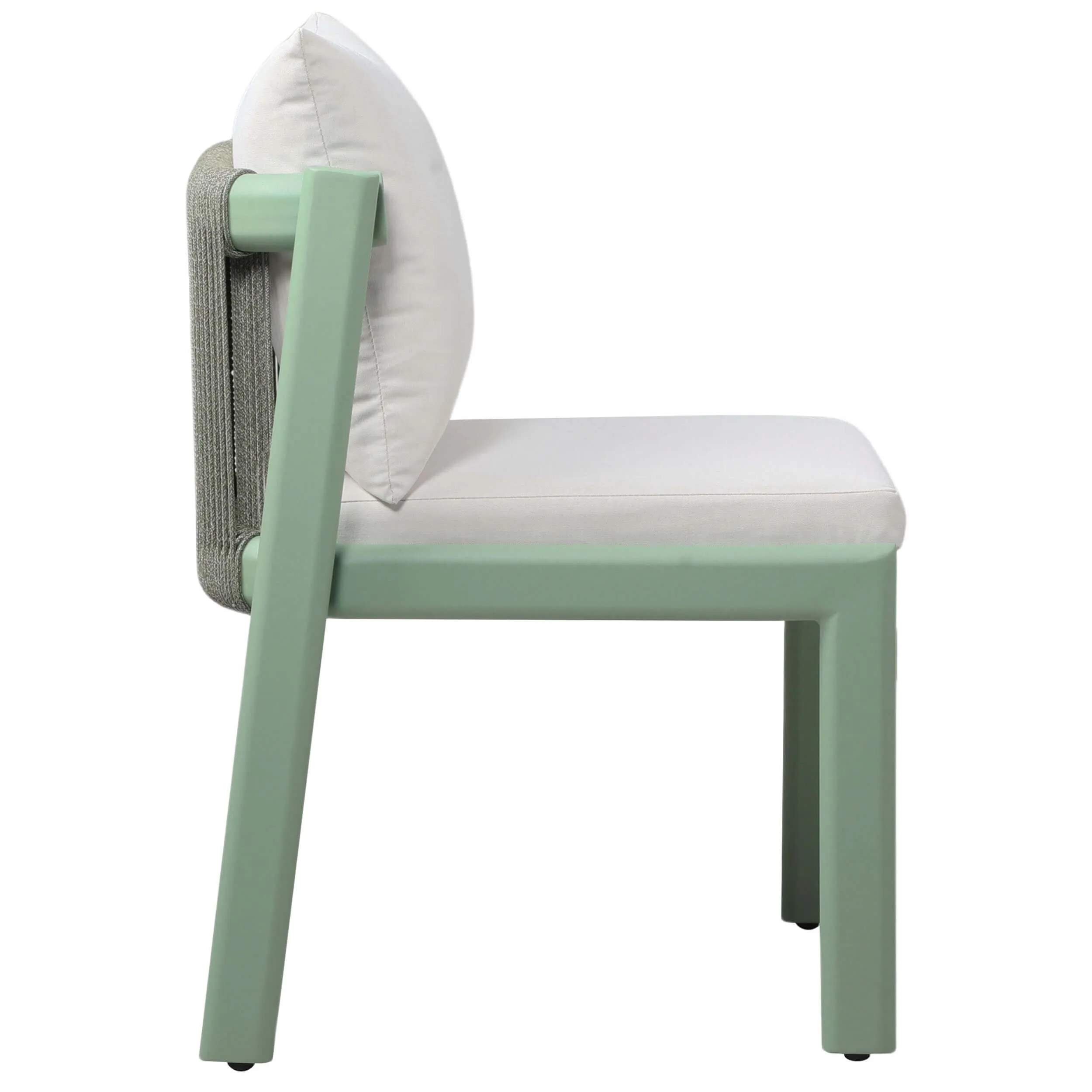 Nancy Outdoor Dining Chair, Mint Green, Set of 2