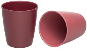 Nip Stackable & Eco-Friendly Drinking Beaker Pack of 2 (Red)